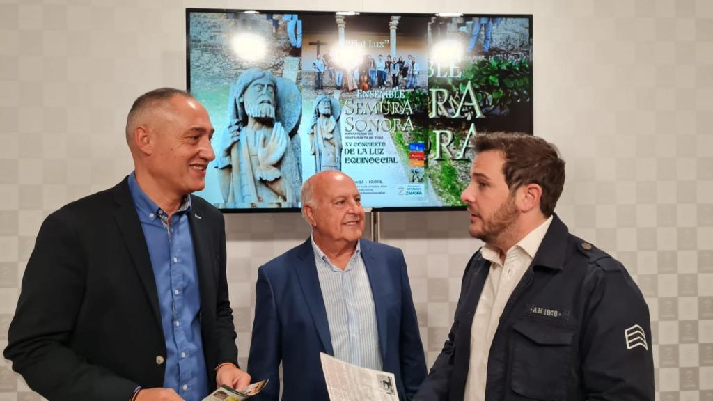 Presentación del concierto el día de la luz equinoccial en la Diputación de Zamora