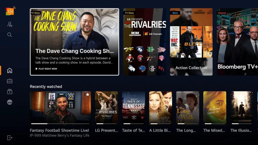 La nueva app LG Channels 3.0