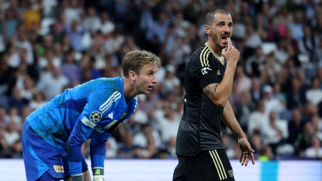 Bonucci, en el partido ante el Real Madrid.