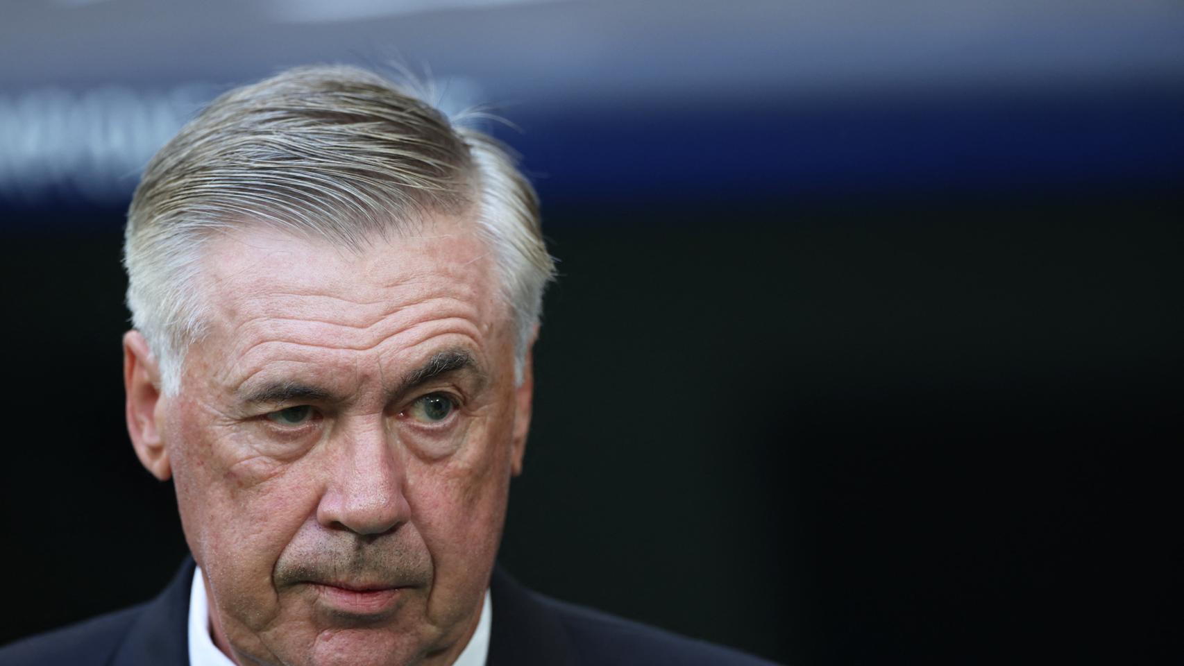 Ancelotti, en el partido ante el Unión Berlín.