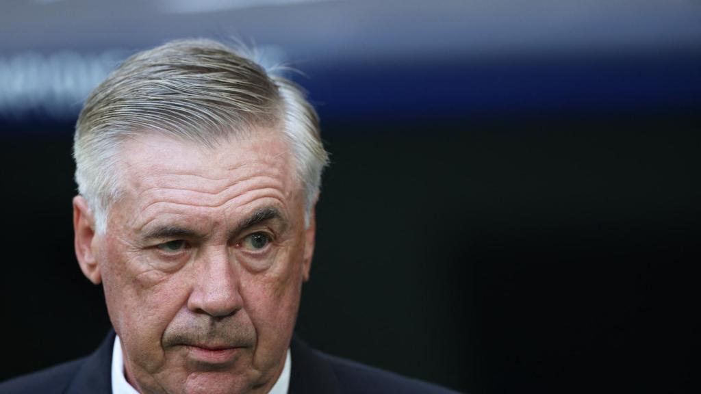 Ancelotti, en el partido ante el Unión Berlín.