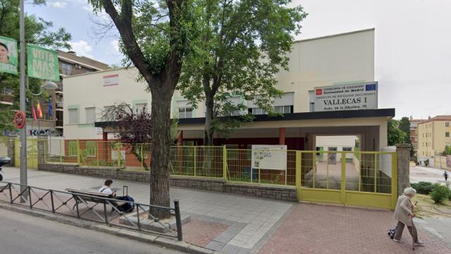 El IES Vallecas I, donde tuvo lugar el suceso.