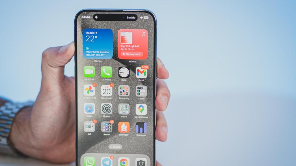 Botón de acción en el iPhone 15 Pro Max