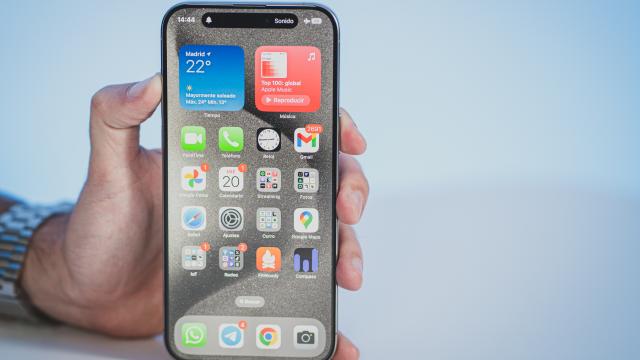 Botón de acción en el iPhone 15 Pro Max