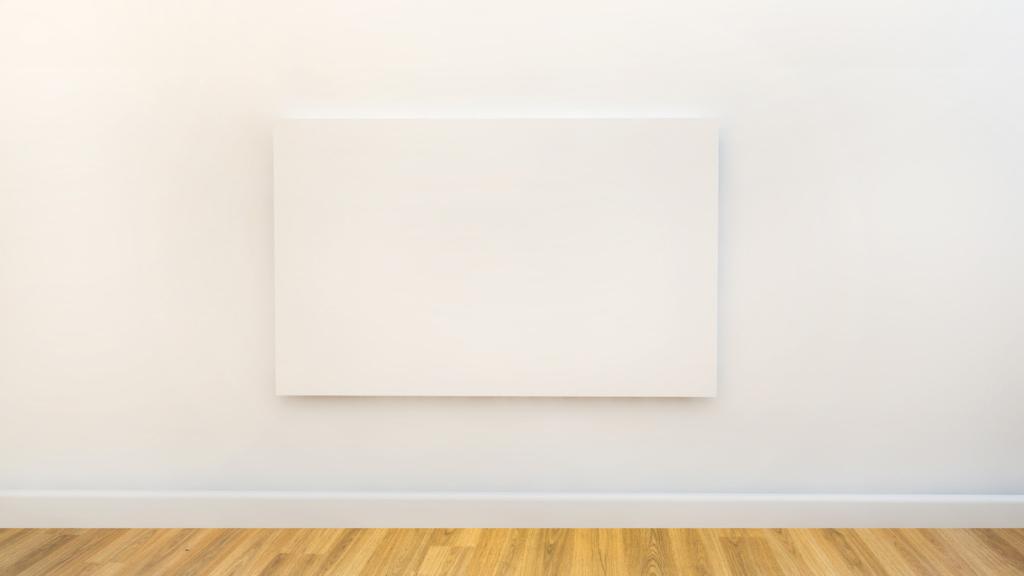 Imagen de un cuadro en blanco.