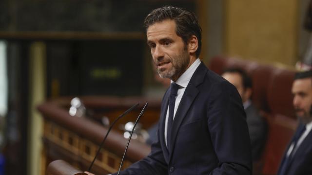 Borja Sémper, portavoz del Partido Popular, este jueves en el Congreso.