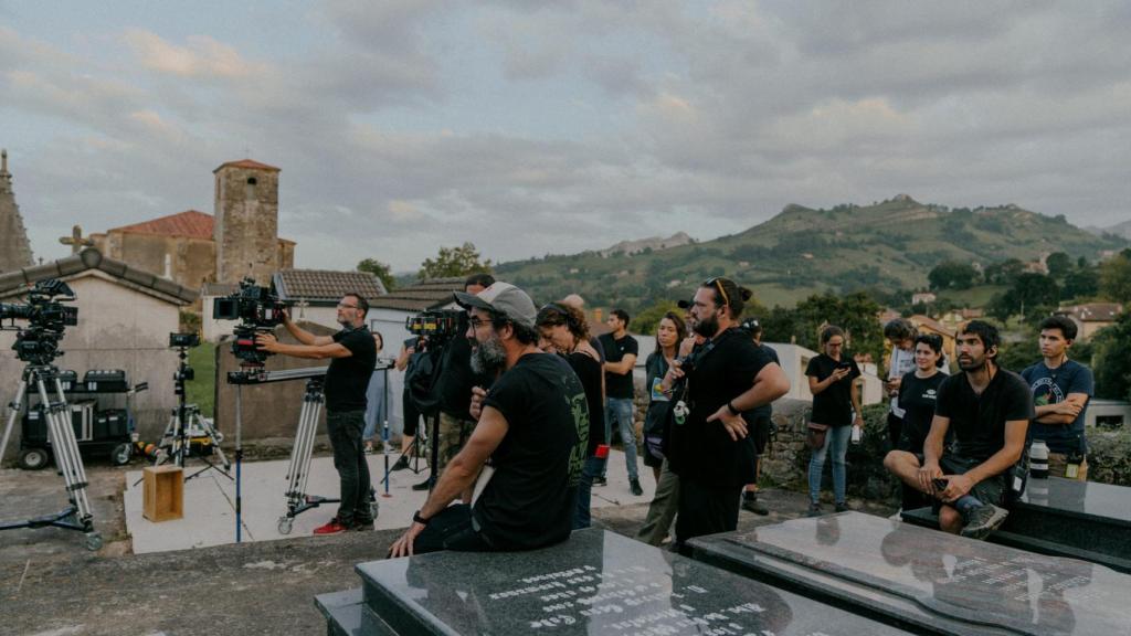 Tras las cámaras de 'Segunda muerte'.