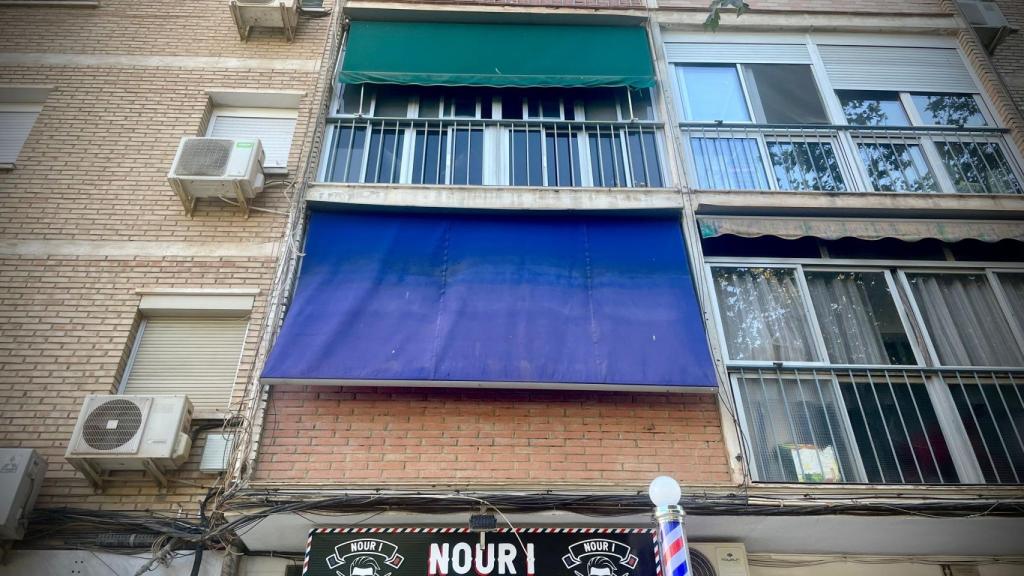El piso donde ocurrió el crimen.