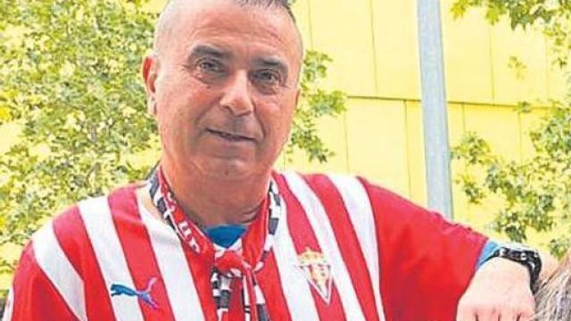Francisco Javier Rodríguez Tobajas, en un viaje con el Sporting a Villarreal.