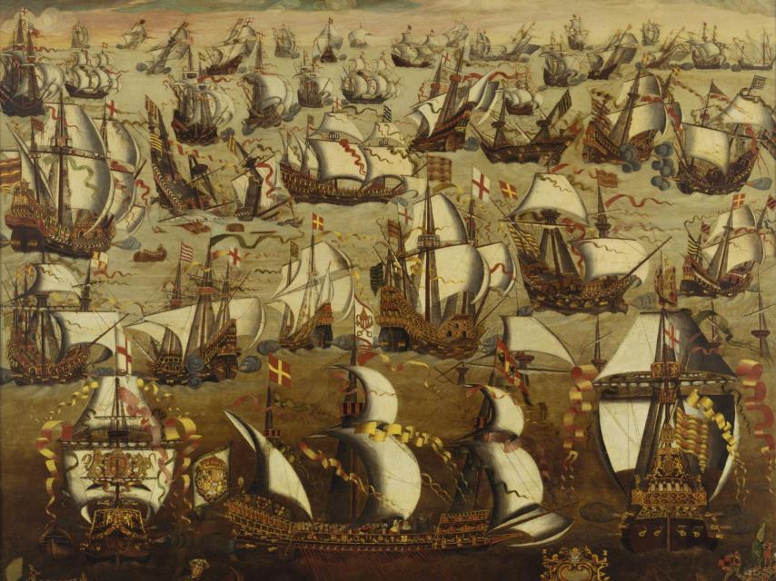 La armada Invencible contra la Royal Navy.