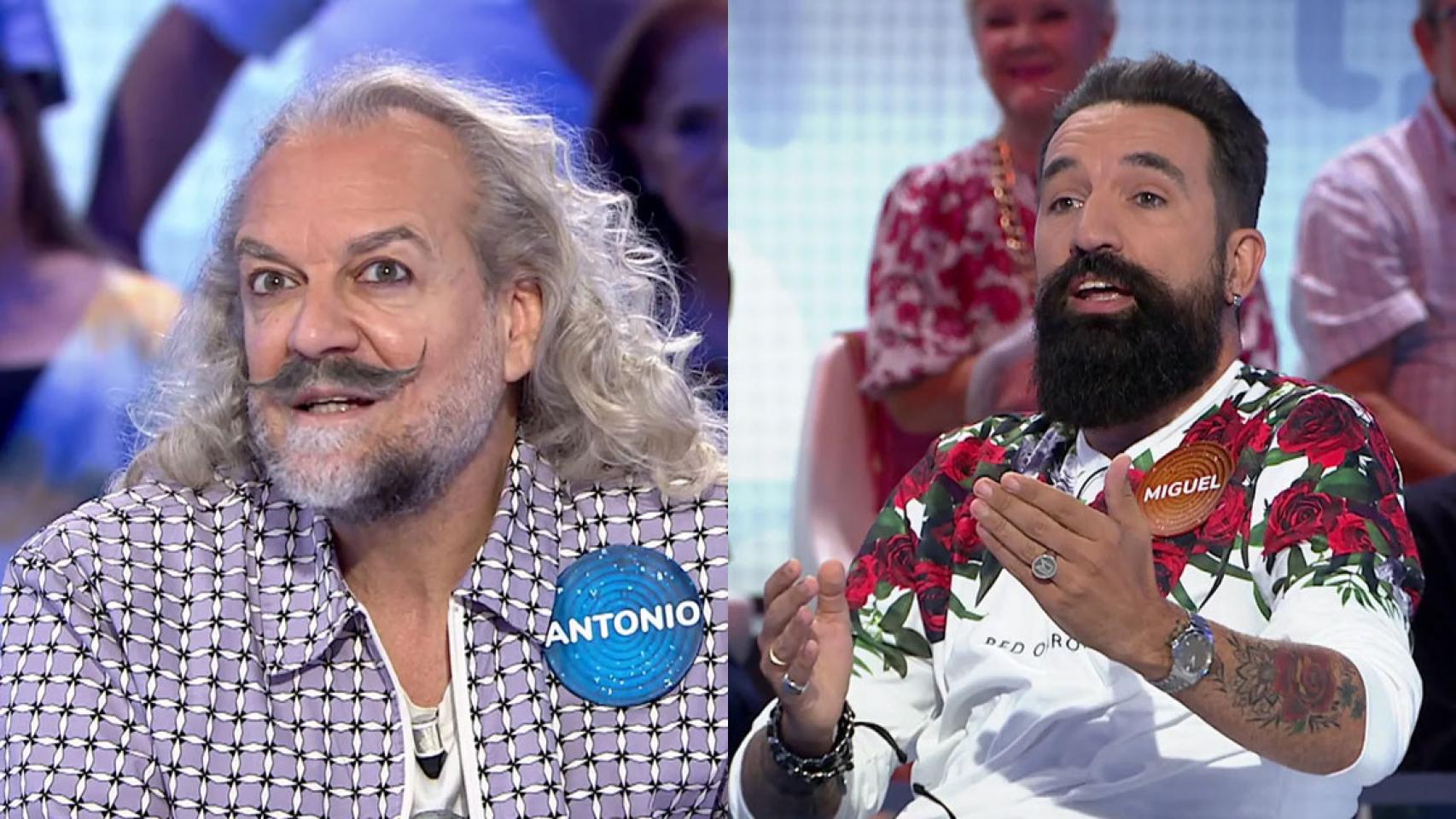 Antonio Albella y Miguel Lago en 'Pasapalabra'.