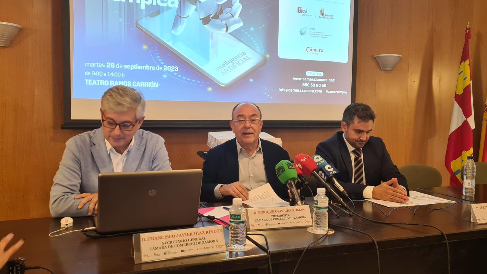 Presentación de la VI Feria de Empleo de la Cámara de Comercio de Zamora