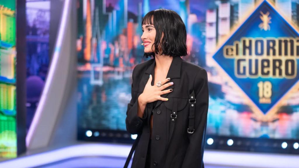 Aitana en 'El hormiguero'.