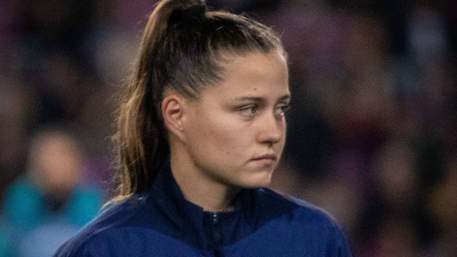 Claudia Pina, con el FC Barcelona