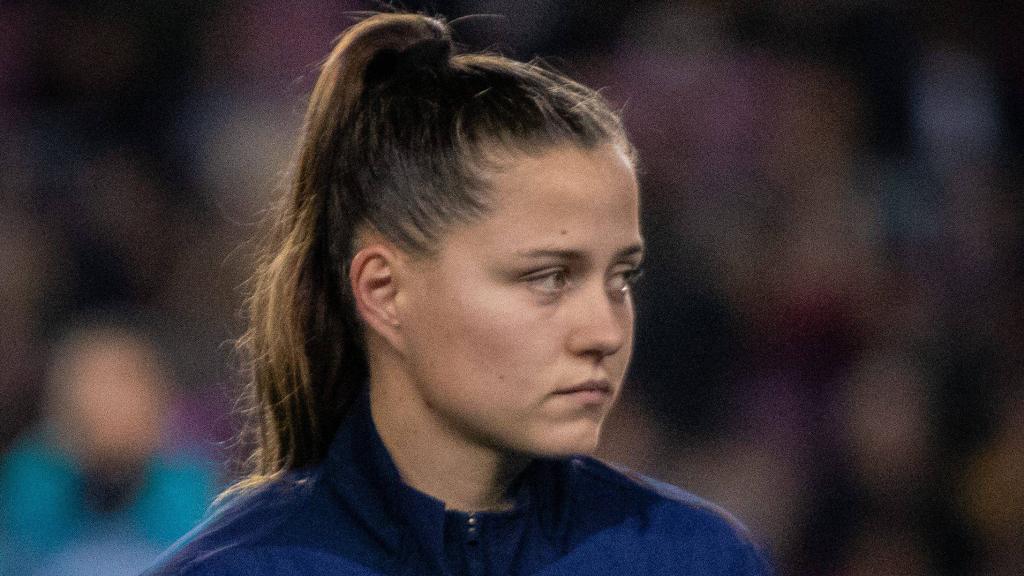 Claudia Pina, con el FC Barcelona