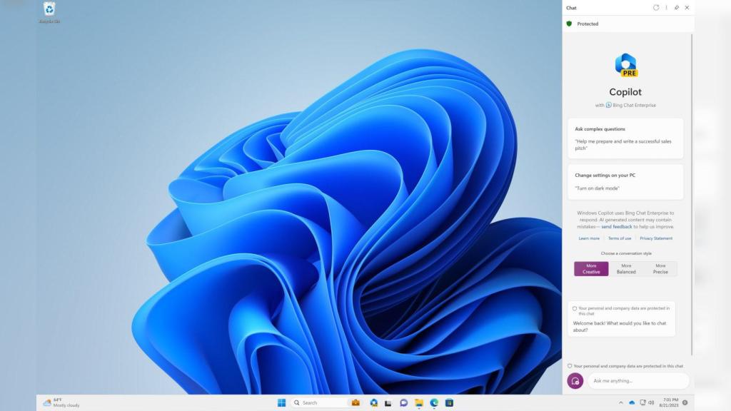 Windows 11 tendrá la Inteligencia Artificial de Copilot integrada
