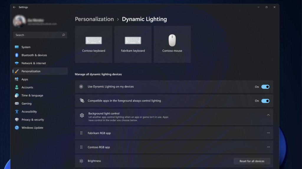 Windows 11 podrá controlar la iluminación RGB de teclados, ratones y más dispositivos