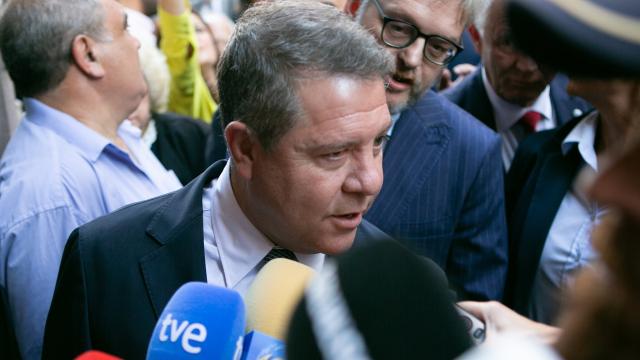 Emiliano García-Page, presidente de Castilla-La Mancha, en una imagen de este miércoles