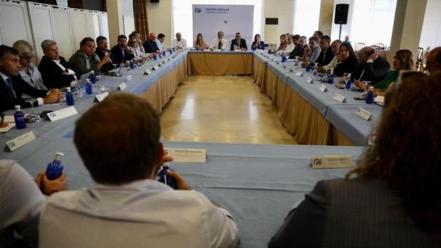 Reunión del PP de Castilla-La Mancha en Quintanar de la Orden (Toledo).