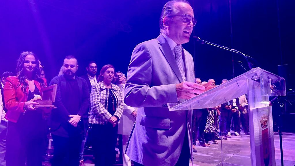 El alcalde, José Julián Gregorio, en el acto inaugura de San Mateo