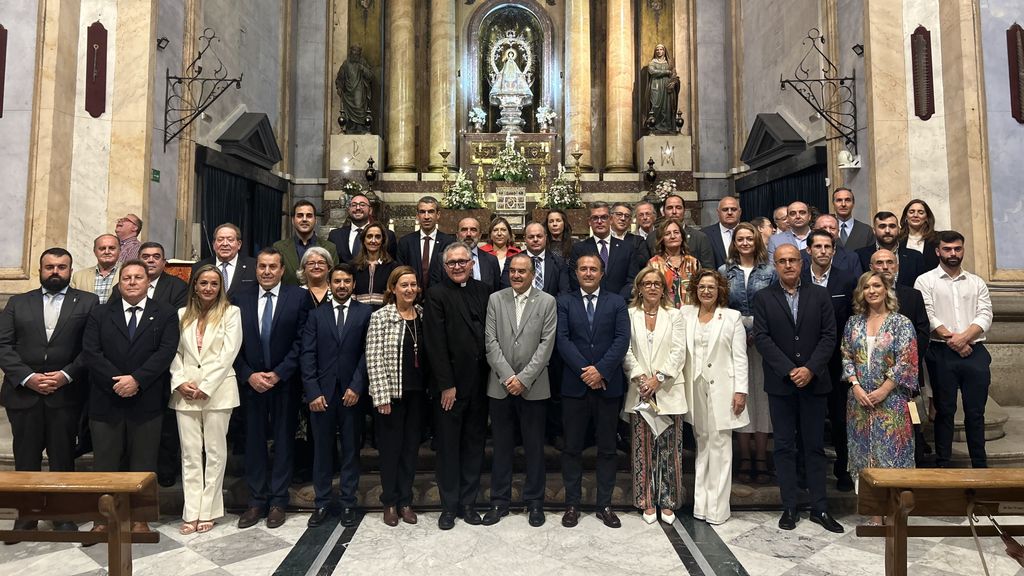 Misa en honor de San Mateo en la Basílica de Nuestra Señora del Prado