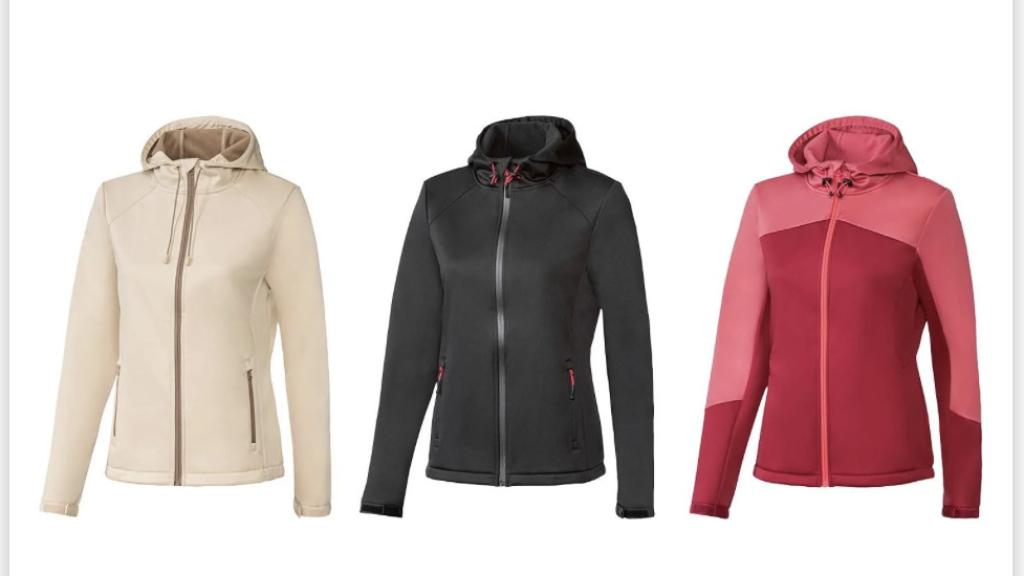 Chaqueta softshell para mujer.