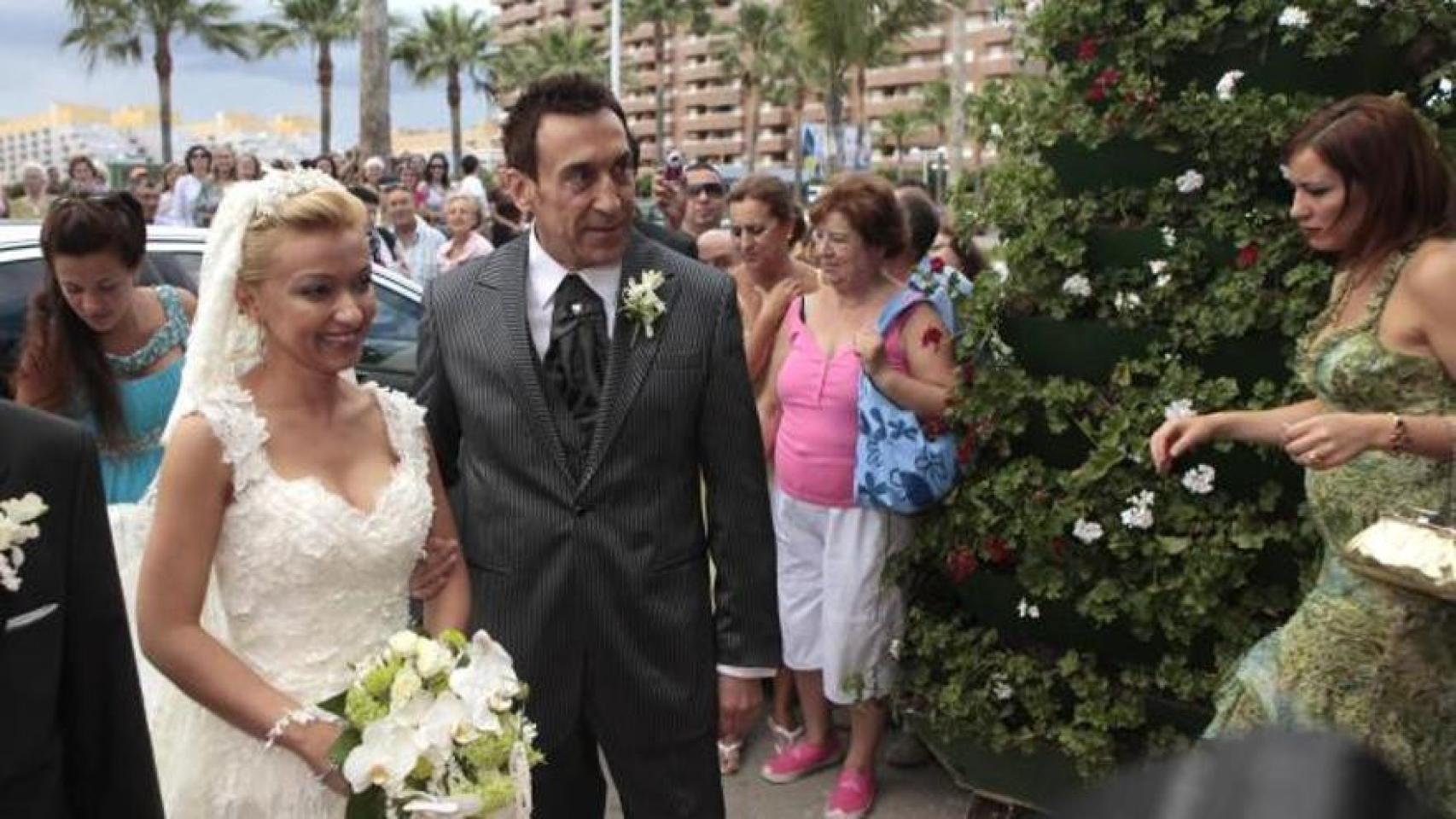 Boda de Jesús Ger y Sandra Rodrigues de Almeida en 2010