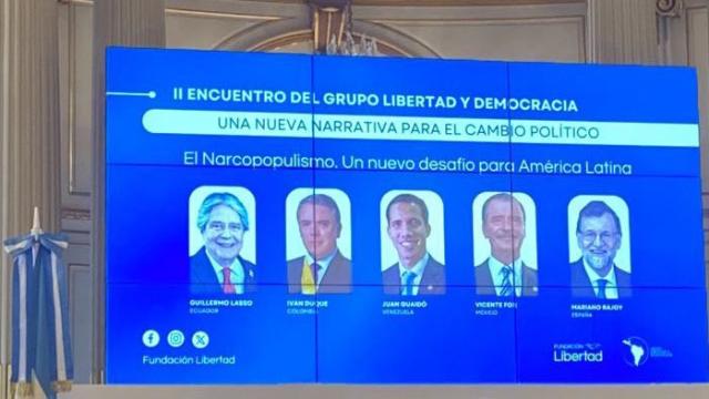 Los intervinientes en el foro Grupo Libertad y Democracia