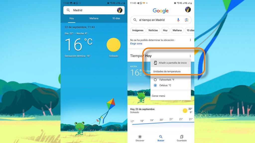 Así se pone en la pantalla de inicio de un móvil Android