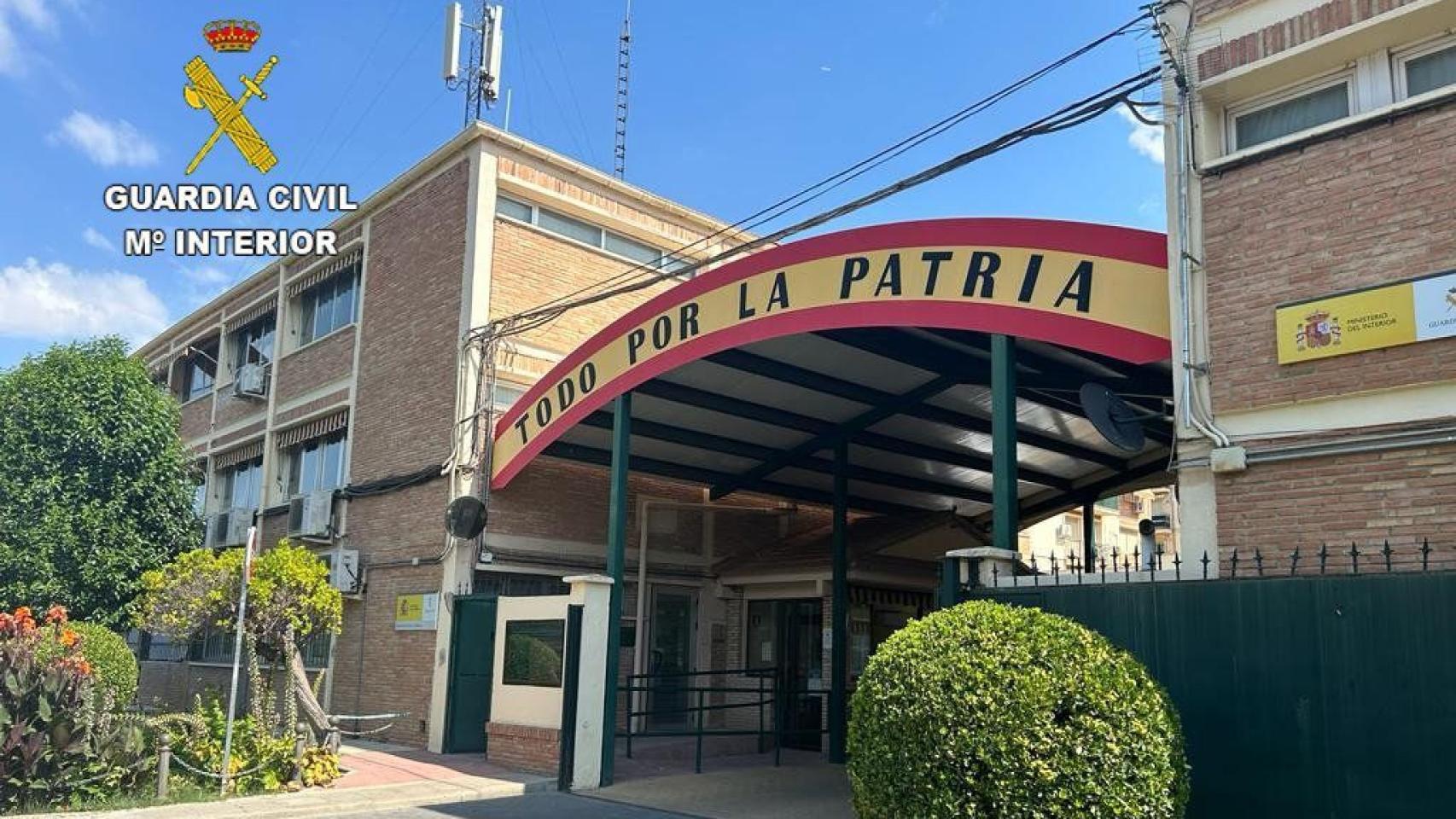 Comandancia de la Guardia Civil de Toledo. Foto: Guardia Civil.
