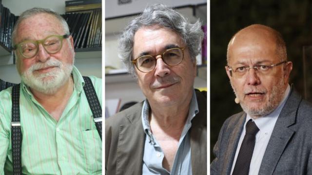 Fernando Savater, Andrés Trapiello y Francisco Igea.