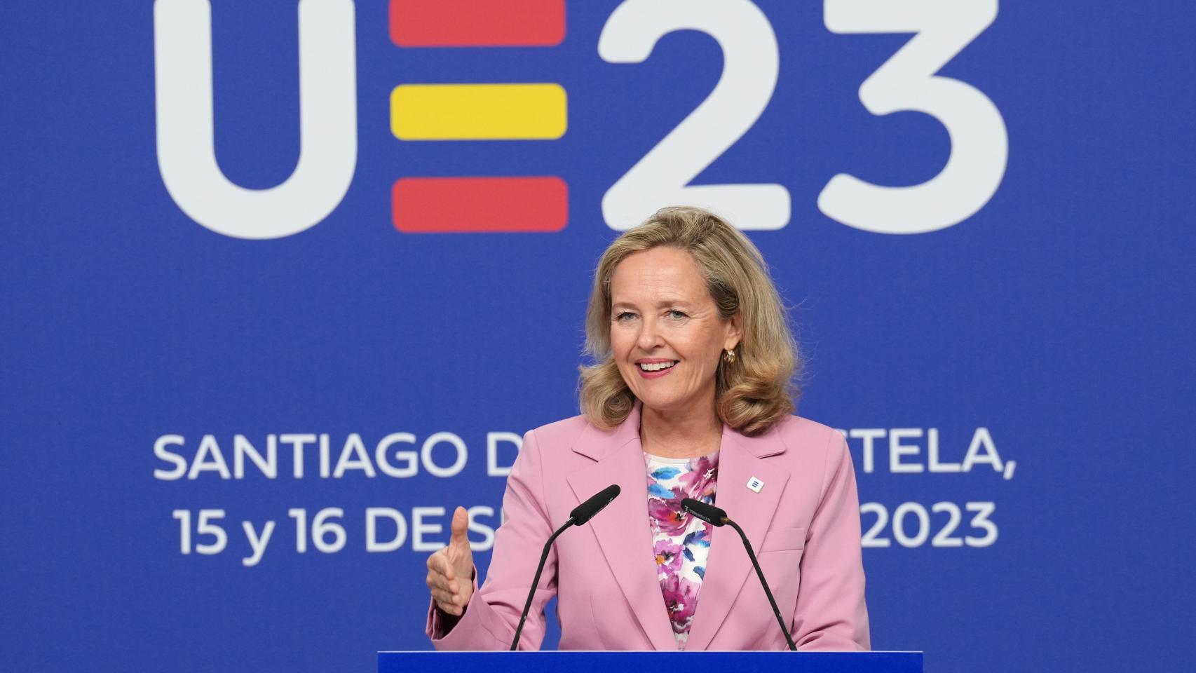 Nadia Calviño, vicepresidenta primera del Gobierno en funciones.