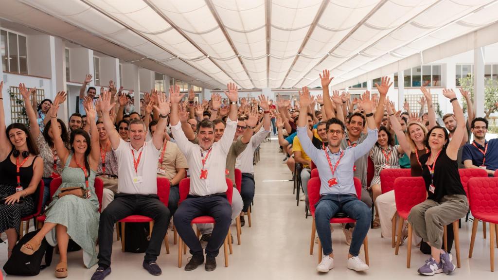 Empleados del centro de innovación de Vodafone en Málaga.