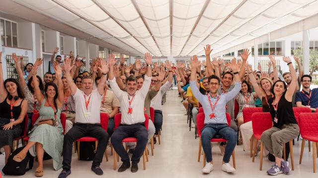 Empleados del centro de innovación de Vodafone en Málaga.