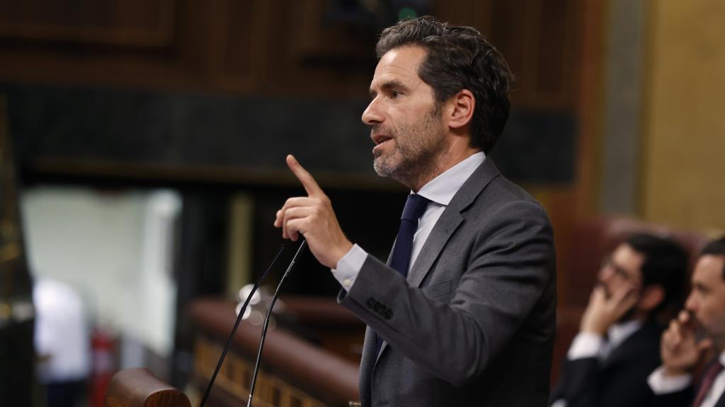El diputado del PP Borja Sémper interviene en el primer pleno del Congreso de la XV Legislatura.