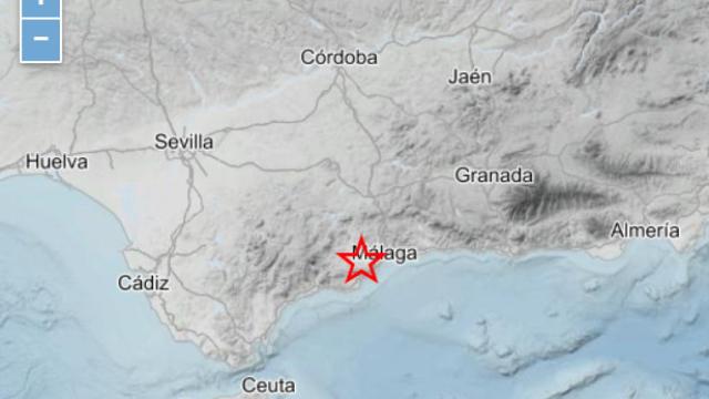 Zona donde se ha producido el terremoto de Alhaurín de la Torre.