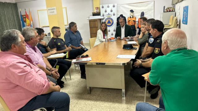 Reunión de la Junta Local de Seguridad en Talavera de la Reina.