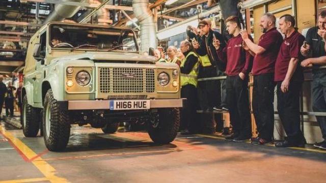 El último Defender de la vieja escuela en 2016.