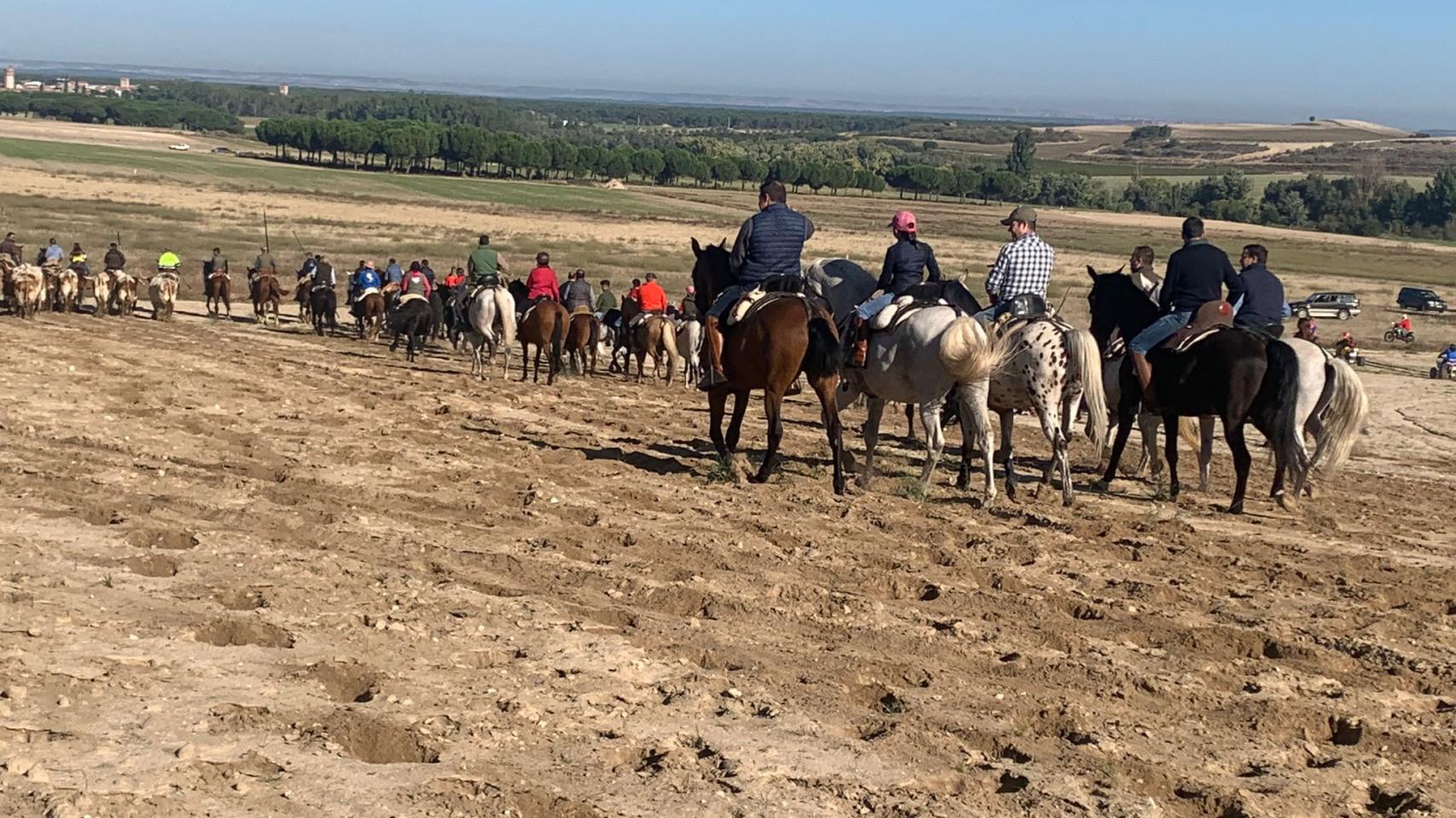 Primer encierro en Mojados