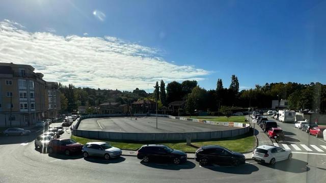 La pista de patinaje de velocidad de Sada, que será renovada.