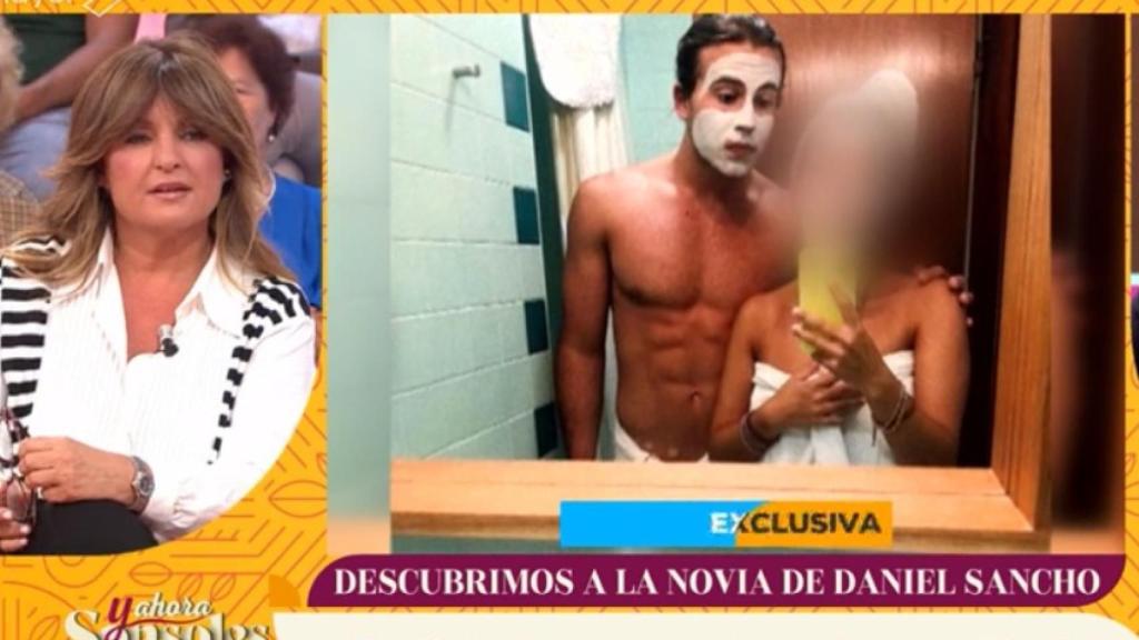 La periodista Beatriz Cortázar hablando de Laura, la expareja de Sancho.