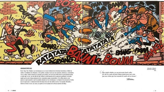 Doble página de 'Ibáñez. Un maestro de la historieta', de Jordi Canyissà. Editorial Bruguera