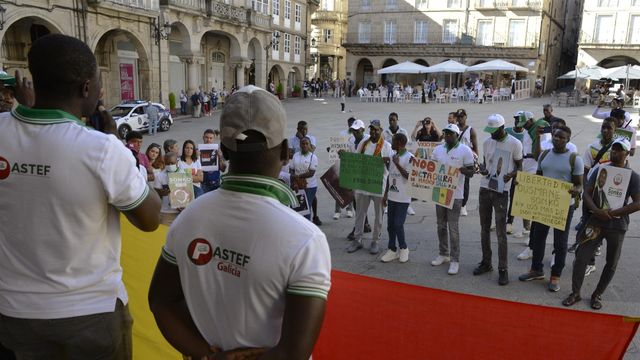 Senegaleses exigen en Ourense la libertad del líder de la oposición en su país