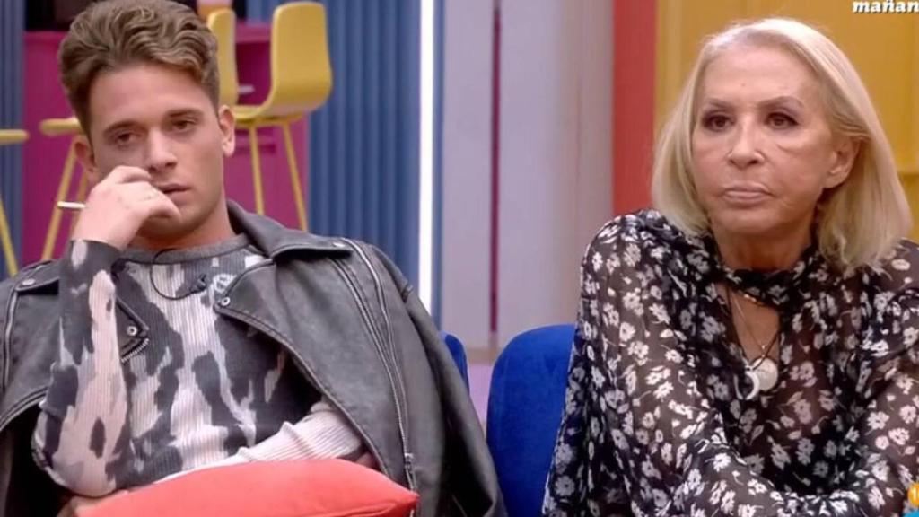 Luca Dazi y Laura Bozzo en 'GH VIP'.