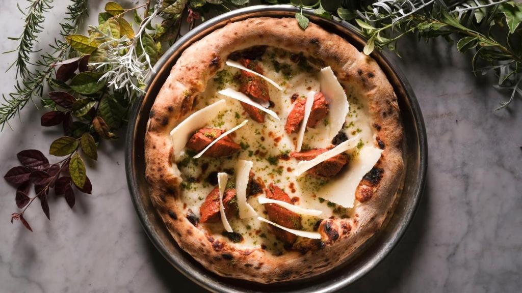 La pizza del chef Franco Pepe.