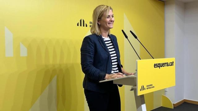 La portavoz de ERC, Raquel Sans.