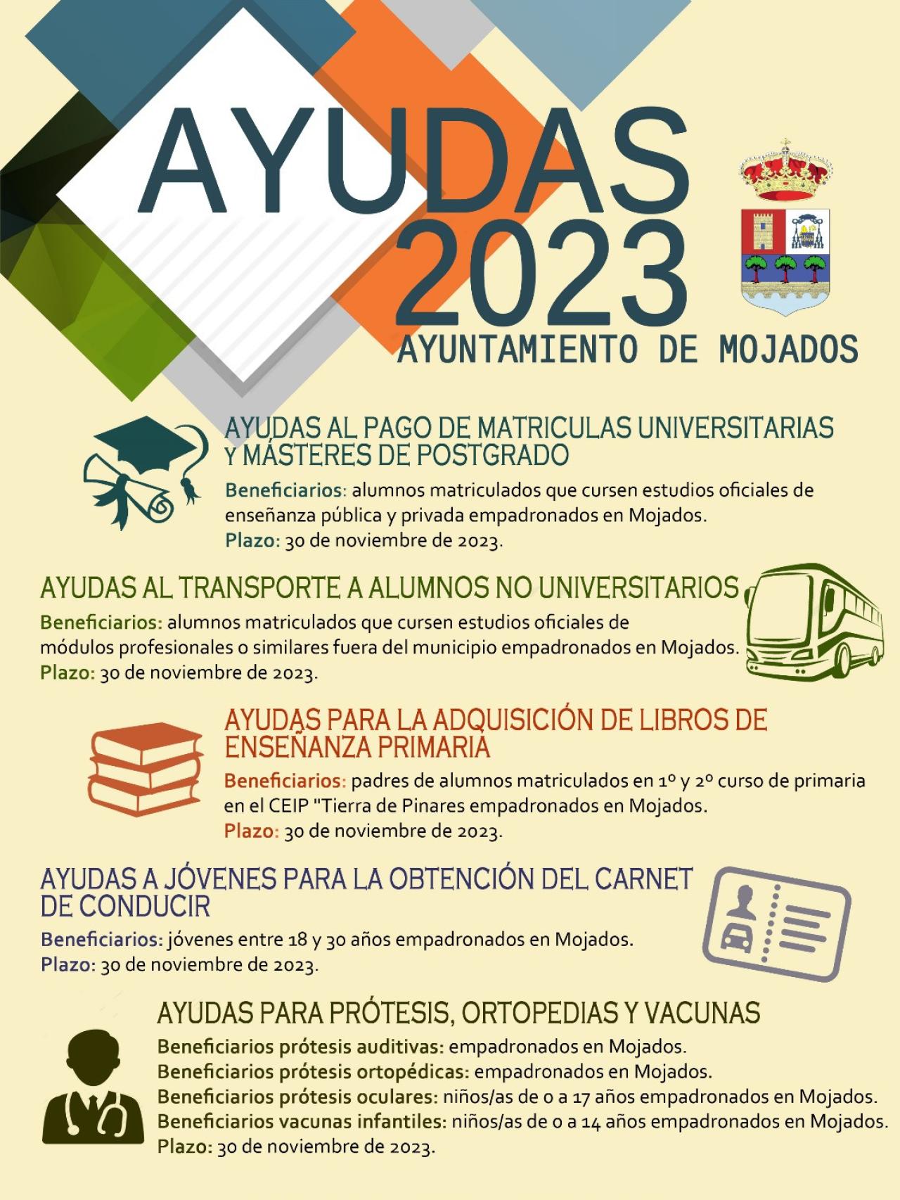 Ayudas del Ayuntamiento de Mojados