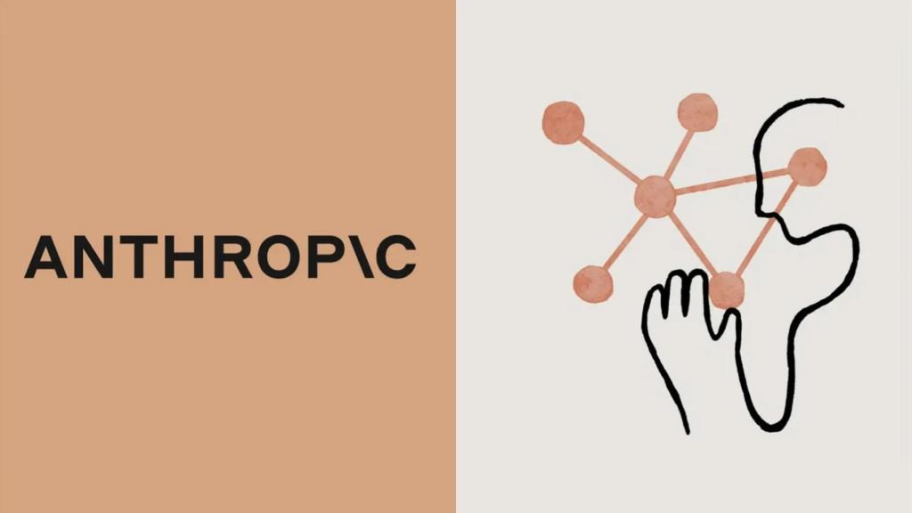 Fotomontaje con el logo de Anthropic.