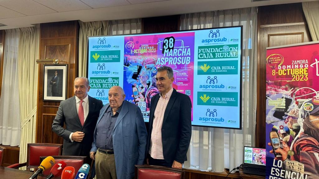 Presentación en Caja Rural de Zamora de la Marcha Asprosub