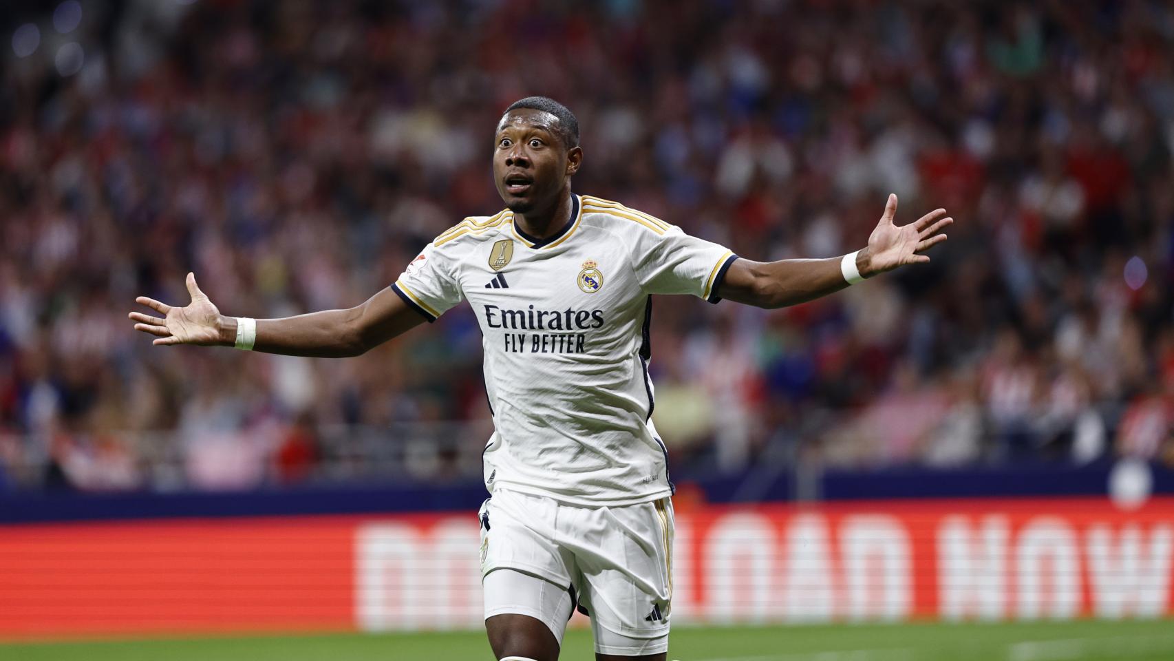 David Alaba, durante un instante del partido.